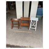 3 Wooden Tables