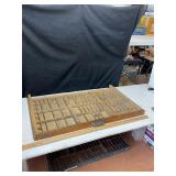 Vtg Hamilton Mfg Typesetters Tray, 32ï¿½ x 20ï¿½