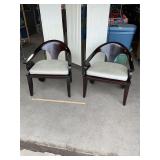 2 Beautifully Unique Arm Chairs, 28ï¿½ wide