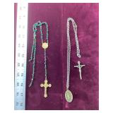 Rosary, St. Christopher, Crucifix