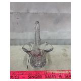 Vintage Glass Brideï¿½s Basket
