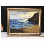 Therese Cass Oil On Board Waterscape