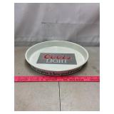 Coors Light Tin Tray