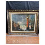 Vtg Print ï¿½Piazza San Marcoï¿½ by Bouvier de Cachard