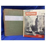 Illinois Wesleyan's Yearbooks 1940 and 1942