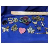 Brooches and pins