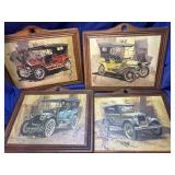 Donald Art Co. Lithograph prints  on wood Plaques