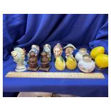 7 Sets of Salt and Pepper Shakers