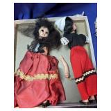 Two Vintage Sleepy Eye Dolls - heads and arms