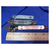 Advertising can openers and paint can closer