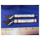 Two vintage Bottle Can Openers