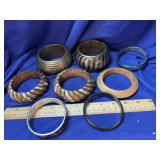 8 Large Ladies Bangle Bracelets