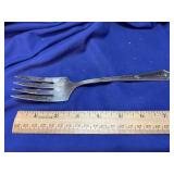 Vintage Silver Plate Meat Fork