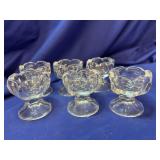 6 Duncan Miller Colonial Pedestal Open Salt Dip