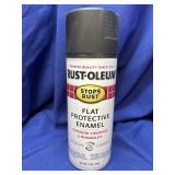 12 oz spray Can Rust-Oleum Flat Black Enamel