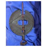 Stover 7' Reversible cast iron stove Pipe Damper