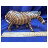 Wooden Carved Zebra
