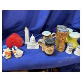 7 Sets of Salt and Pepper Shakers