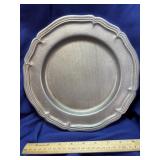 Wilton Armetale Pewter Queen Ann 10 1/2' Dinner