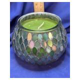 5' Mosaic Glass Candle