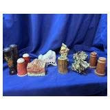 6 sets of Salt and Pepper Shakers