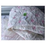 Vintage Twin Bedspread and Shams