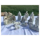 11 Pc Ceramic Nativity Set