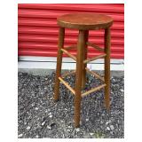 Sturdy Solid Wood Bar Stool