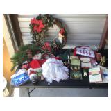 Box of Misc Christmas Decor