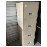 4 Drawer File Cabinet- No Key