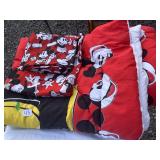 Twin Mickey Mouse Sheets and Comforter-no Pillow