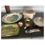 Household Lot, Turkey Tray, Crockpot