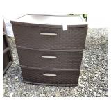 Plastic Steralite 3 Drawer Cabinet