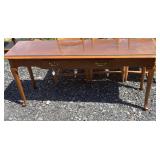 Solid Wood Sofa Table 59x17 Inches
