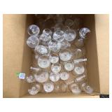 Large Box of Glassware