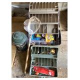2 Fishing Tackle Boxes/Coleman Lantern