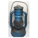 Vtg Dietz No 8 Air Pilot Lantern-Blue