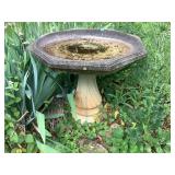 Concrete Bird Bath-28 Inches Across