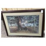 Deer Print-32x24 Inches
