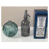 Candle Holder/Vase/Selzer Water