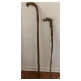 2 Wooden Canes