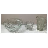 Vtg Punch Bowl/Pitcher/Bowl