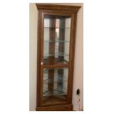 Nice Wooden Corner Display Cabinet-32x77 Inches
