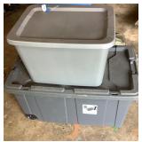 2 Totes w/ Lids