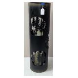 Black Metal Candle Holder-24 Inches