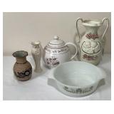 Vtg Pyrex/Lenox/Pottery/Etc