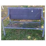Metal Base Outdoor Bench- No Cushions-50 Inches