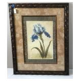 Pretty Blue Iris Wall Decor-25x31 Inches