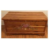 Beautiful Painted Cedar Chest-40x20 Inches