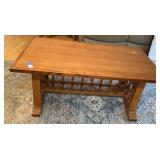 Western Style Coffee Table-Spot on top-45x27x19